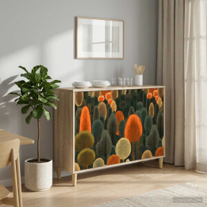 vidaXL Dressoir ZAANDAM Sonoma 102 x 33 x 75 cm Bewerkt hout
