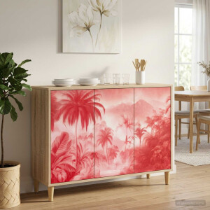vidaXL Dressoir AACHEN Sonoma 102 x 33 x 75 cm Bewerkt hout