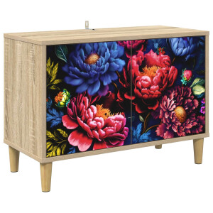 vidaXL Tv-meubel KIEL 69 x 33 x 50 cm Sonoma Bewerkt hout