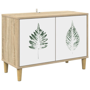vidaXL Tv-meubel HANAU 69 x 33 x 50 cm Sonoma Bewerkt hout