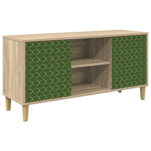 vidaXL Tv-meubel GELEEN 102 x 33 x 50 cm Sonoma Bewerkt hout