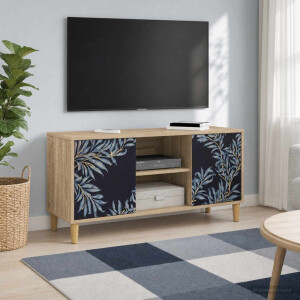 vidaXL Tv-meubel DOKKUM 102 x 33 x 50 cm Sonoma Bewerkt hout