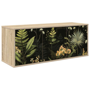 vidaXL Wandgemonteerd tv-meubel RHENEN 102 x 33 x 40 cm Sonoma Eiken