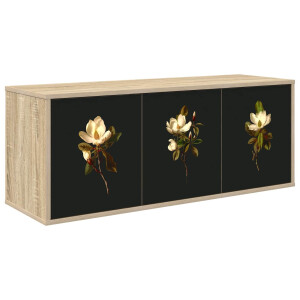 vidaXL Wandgemonteerd tv-meubel BREMEN 102 x 33 x 40 cm Sonoma Eiken