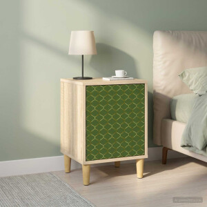 vidaXL Nachtkastje GELEEN 2 st Sonoma Eiken 36 x 33 x 50 cm