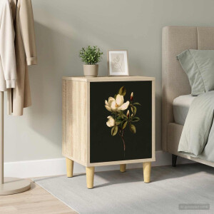 vidaXL Nachtkastje BREMEN Sonoma Eiken 36 x 33 x 50 cm Bewerkt hout
