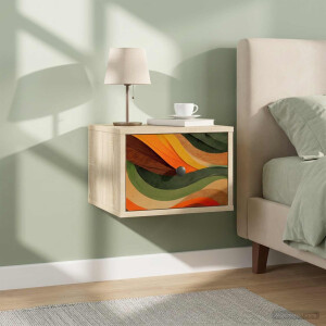 vidaXL Wandkastje BONN Sonoma Eiken 36 x 33 x 25 cm Bewerkt hout