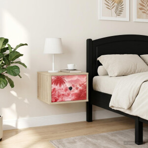 vidaXL Wandkastje AACHEN 2 st Sonoma Eiken 36 x 33 x 25 cm