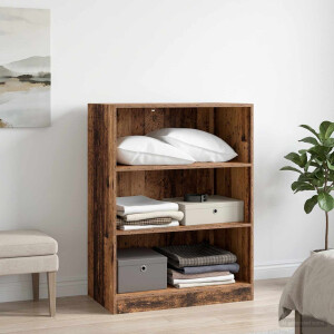 vidaXL Kledingkast met plank met opslag Oud hout 77 x 48 x 102 cm PB