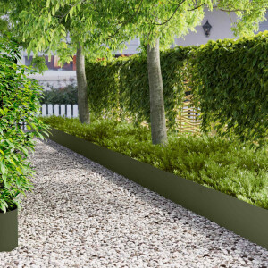 vidaXL Tuinrand 10 st metaal