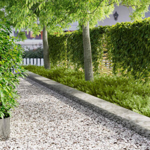 vidaXL Tuinrand 10 st 103 x 30 cm metaal Zilverkleurig