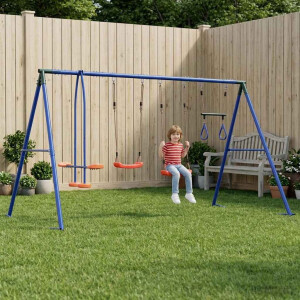 vidaXL Buiten Schommelset Meerkleurig 330 x 185 x 185 cm Staal en PE