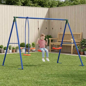 vidaXL Buiten Schommelset Multikleur 263 x 185 x 185 cm Staal en PE