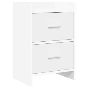 vidaXL Nachtkastjes Wit 40 x 30 x 60 cm Bewerkt hout