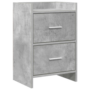 vidaXL Nachtkastjes Betongrijs 40 x 30 x 60 cm Bewerkt hout