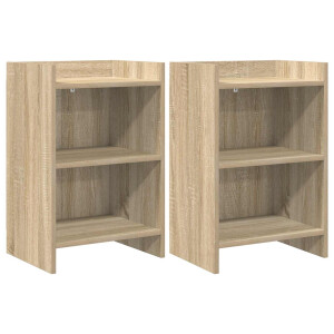 vidaXL Nachtkastjes 2 st Sonoma Eiken 40 x 30 x 60 cm Bewerkt hout