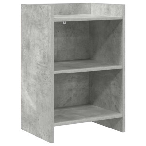 vidaXL Nachtkastjes Betongrijs 40 x 30 x 60 cm Bewerkt hout
