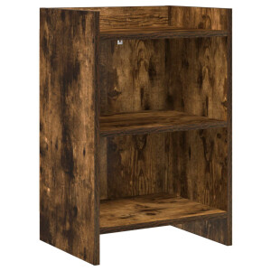 vidaXL Nachtkastjes Gerookt eiken 40 x 30 x 60 cm Bewerkt hout