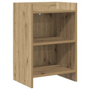 vidaXL Nachtkastjes Artisanaal eiken 40 x 30 x 60 cm Bewerkt hout