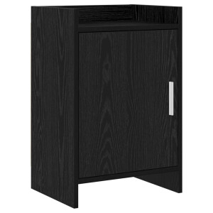 vidaXL Nachtkastjes Zwart eiken 40 x 30 x 60 cm Bewerkt hout