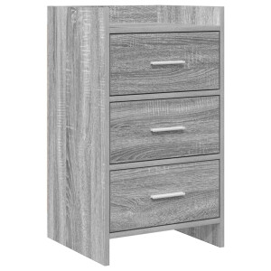 vidaXL Nachtkastjes Grijs Sonoma 40 x 36 x 70 cm Bewerkt hout