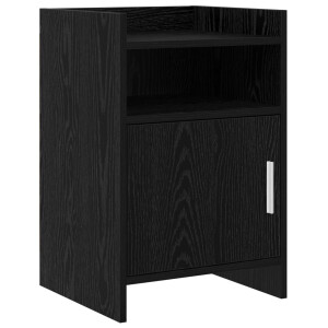 vidaXL Nachtkastjes Zwart eiken 40 x 36 x 60 cm Bewerkt hout