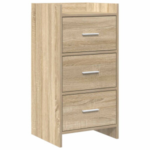 vidaXL Dressoir Sonoma Eiken 40 x 36 x 80 cm Bewerkt hout