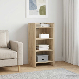 vidaXL Dressoir Sonoma Eiken 40 x 36 x 80 cm Bewerkt hout