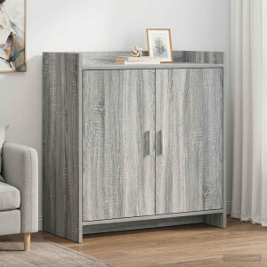 vidaXL Dressoir Grijs Sonoma 72 x 36 x 80 cm Bewerkt hout