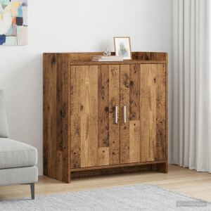 vidaXL Dressoir Oud hout 72 x 36 x 80 cm Bewerkt hout