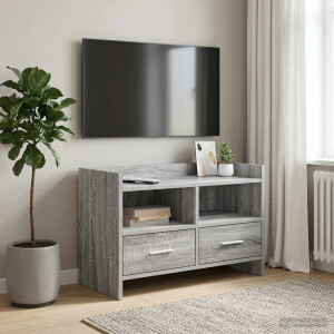 vidaXL TV-kast 71,5 x 33 x 47 cm Grijs Sonoma Bewerkt hout