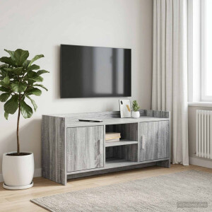 vidaXL TV-kast 102 x 33 x 47 cm Grijs Sonoma Bewerkt hout