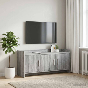 vidaXL TV-kast 102 x 33 x 47 cm Grijs Sonoma Bewerkt hout