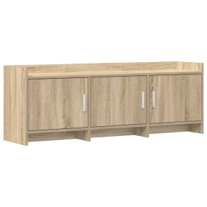 vidaXL TV-kast 130 x 33 x 47 cm Sonoma Eiken Bewerkt hout