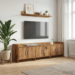 vidaXL TV-kast 168 x 33 x 47 cm Oud hout Bewerkt hout