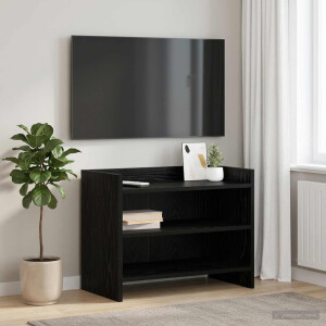 vidaXL TV-kast 60 x 33 x 47 cm Zwart eiken Bewerkt hout