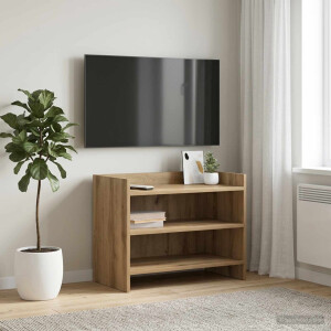 vidaXL TV-kast 60 x 33 x 47 cm Artisanaal eiken Bewerkt hout
