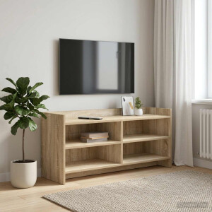 vidaXL TV-kast 100 x 33 x 47 cm Sonoma Eiken Bewerkt hout