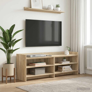 vidaXL TV-kast 135 x 33 x 47 cm Sonoma Eiken Bewerkt hout