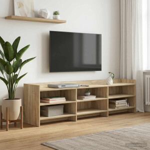vidaXL TV-kast 168 x 33 x 47 cm Sonoma Eiken Bewerkt hout