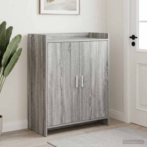 vidaXL Schoenenkast Grijs Sonoma 73,5 x 36 x 92 cm Bewerkt hout