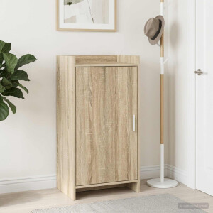 vidaXL Schoenenkast Sonoma Eiken 48 x 36 x 92 cm Bewerkt hout