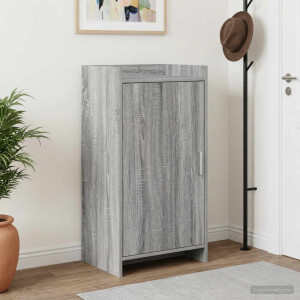 vidaXL Schoenenkast Grijs Sonoma 48 x 36 x 92 cm Bewerkt hout
