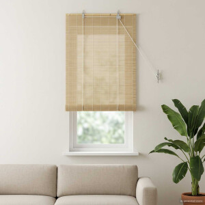 vidaXL Rolgordijn Naturel 60 x 160 cm Bamboe