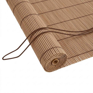 vidaXL Rolgordijn Bruin 50 x 220 cm Bamboe