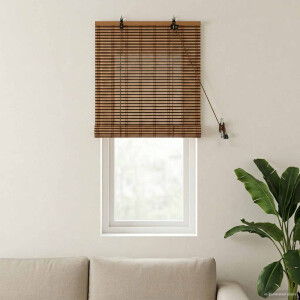 vidaXL Rolgordijn Bruin 40 x 160 cm Bamboe