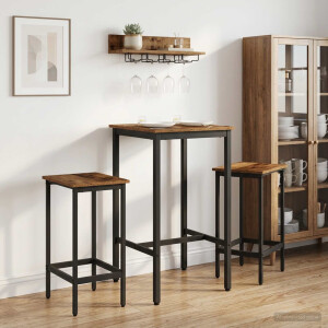 vidaXL Barkruk 2 st Oud hout 40 x 32 x 64 cm Bewerkt hout