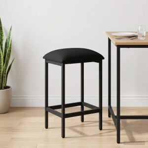 vidaXL Barkruk Zwart 40 x 32 x 64 cm Bewerkt hout
