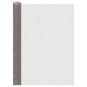 vidaXL Gaas Scherm 120 x 200 cm 3 Mesh RVS 201 Zilverkleurig