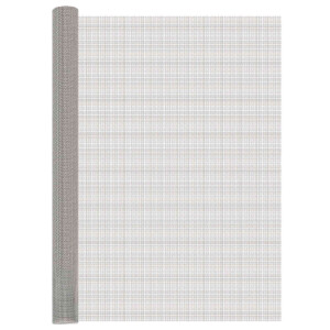 vidaXL Gaas Scherm 120 x 200 cm 8 Mesh RVS 201 Zilverkleurig